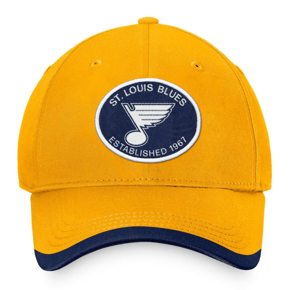 St. Louis Blues Fanatics Fundamental Adjustable Hat - Gold Hats