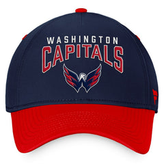 Washington Capitals Fanatics Fundamental 2-Tone Flex Hat - Navy/Red Hats