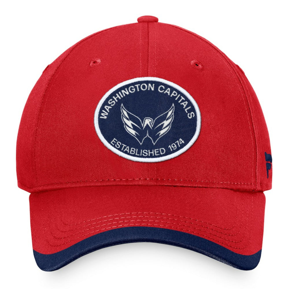Washington Capitals Fanatics Fundamental Adjustable Hat - Red Hats