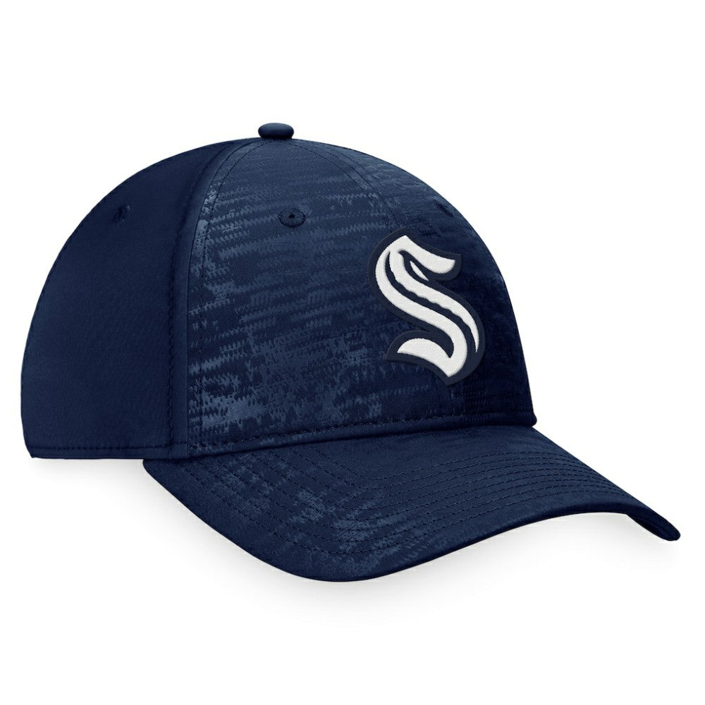 Seattle Kraken Fanatics Fundamental Flex Hat - Deep Sea Blue Hats