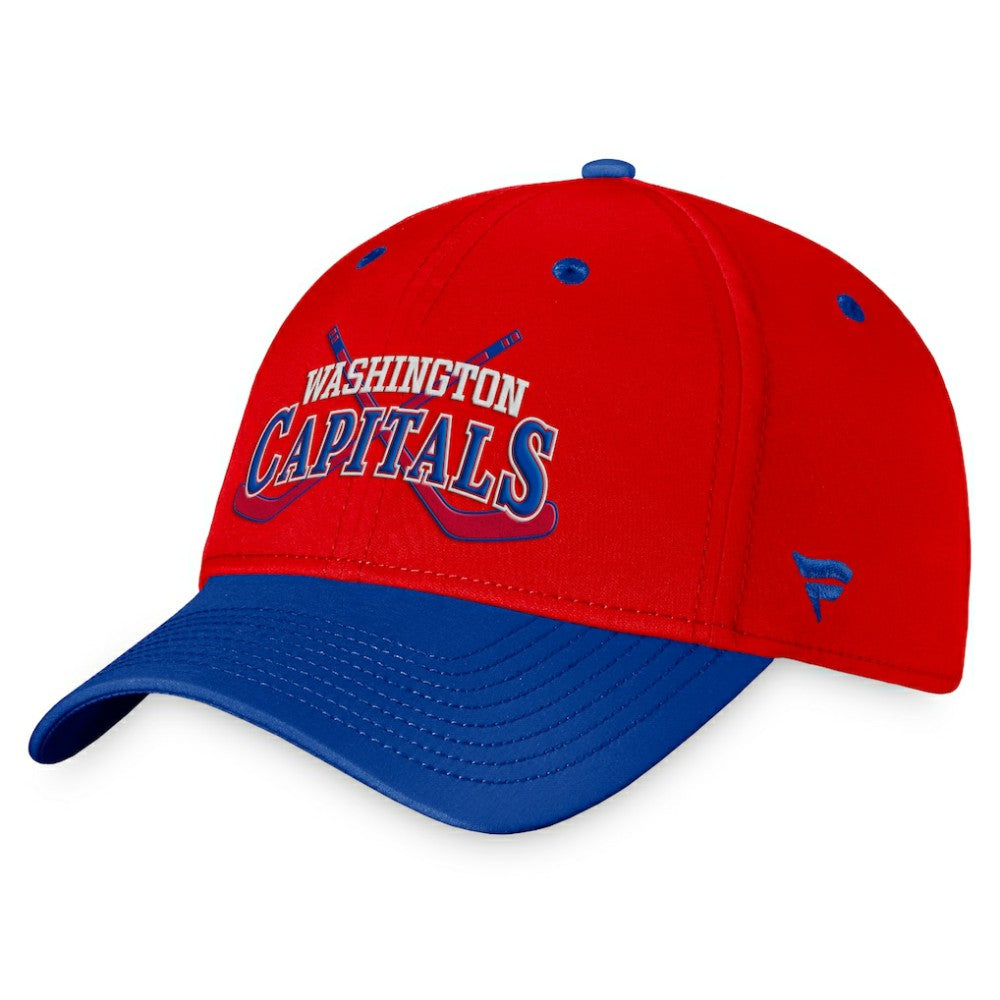 Washington Capitals Fanatics Heritage Vintage Flex Hat - Red/Blue Hats