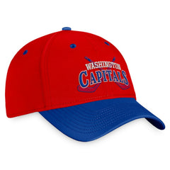 Washington Capitals Fanatics Heritage Vintage Flex Hat - Red/Blue Hats