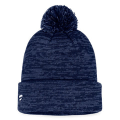 St. Louis Blues Fanatics Fundamental Cuffed Knit Hat with Pom - Navy Hats
