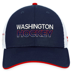Washington Capitals Fanatics Authentic Pro Alternate Jersey Trucker Adjustable Hat - Navy Jerseys