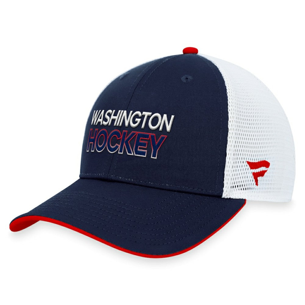 Washington Capitals Fanatics Authentic Pro Alternate Jersey Trucker Adjustable Hat - Navy Jerseys