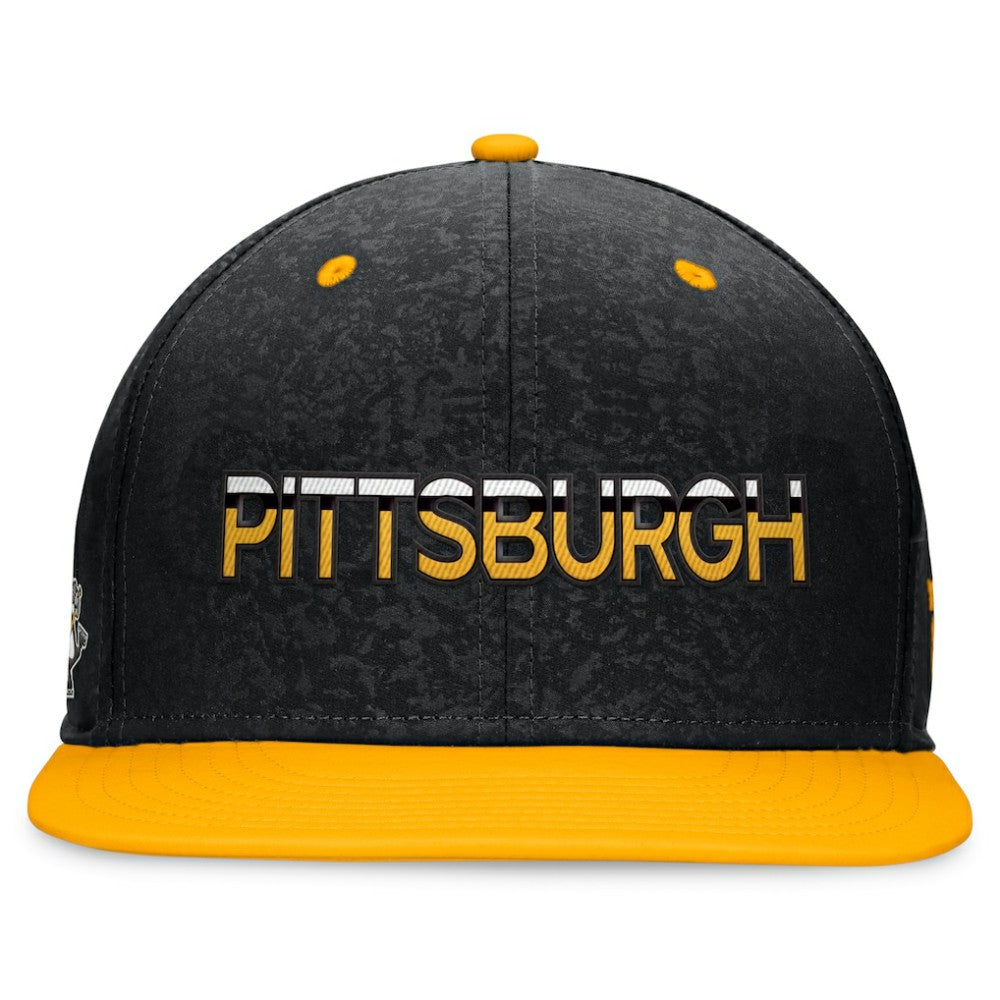 Pittsburgh Penguins Fanatics Authentic Pro Alternate Jersey Snapback Hat - Black/Gold Jerseys