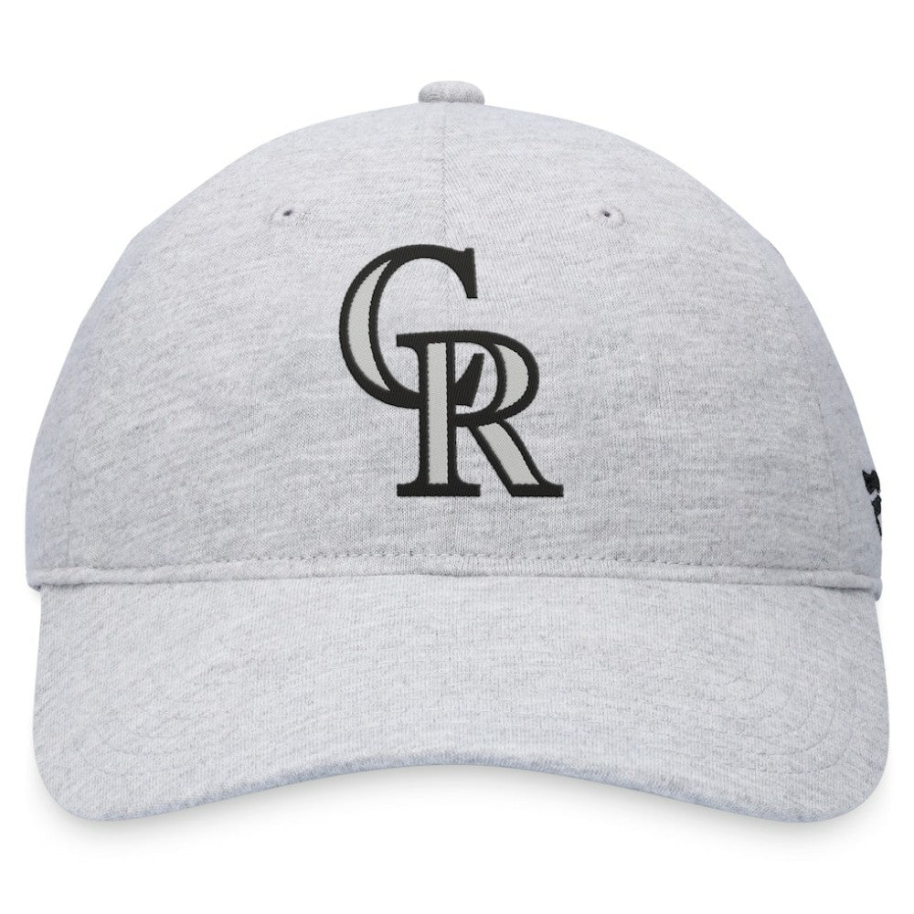 Colorado Rockies Logo Adjustable Hat Gray