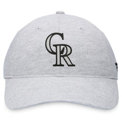 Colorado Rockies Logo Adjustable Hat Gray