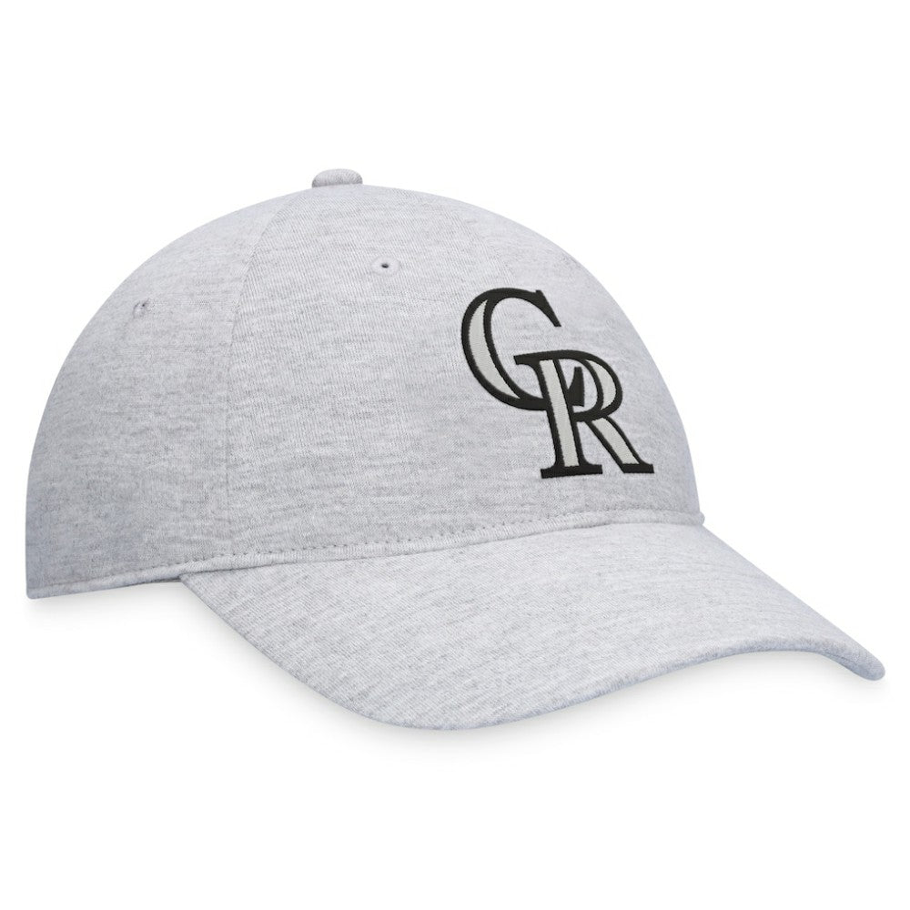 Colorado Rockies Logo Adjustable Hat Gray