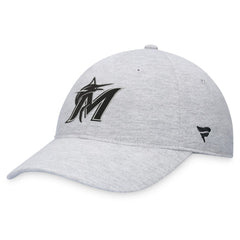 Miami Marlins Logo Adjustable Hat Gray
