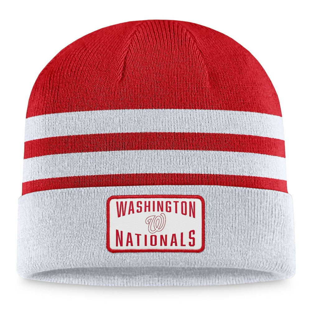 Washington Nationals Cuffed Knit Hat Gray