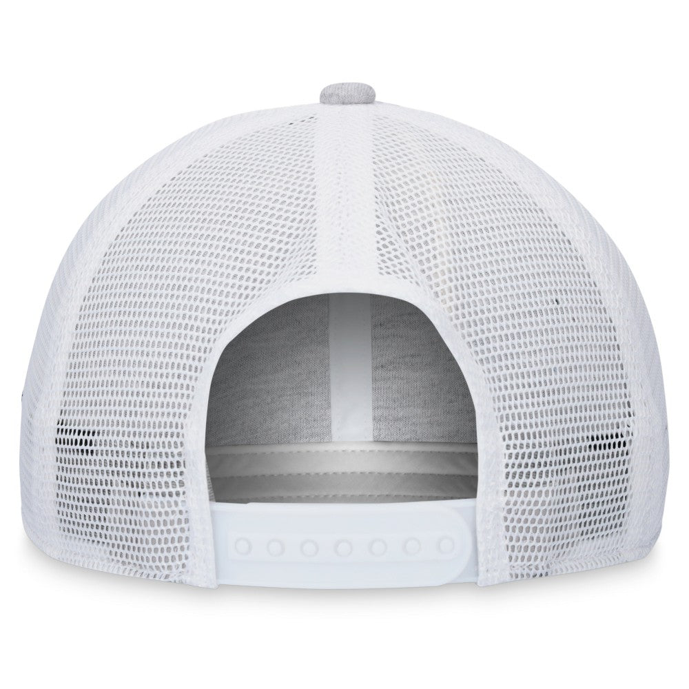 Miami Marlins Trucker Adjustable Hat Gray