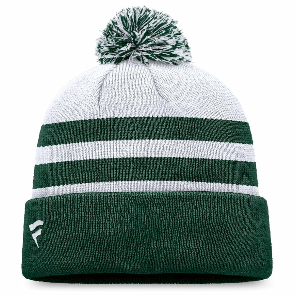 Athletics Cuffed Knit Hat with Pom Gray
