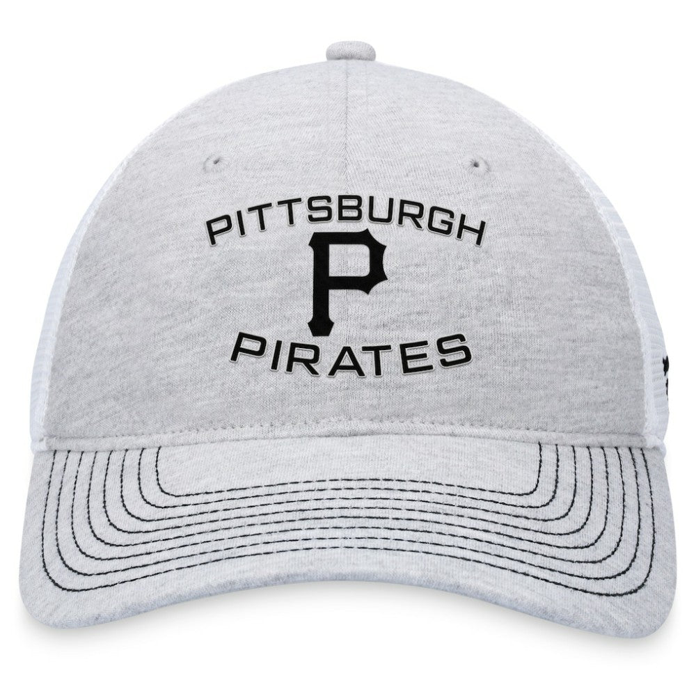 Pittsburgh Pirates Trucker Adjustable Hat Gray