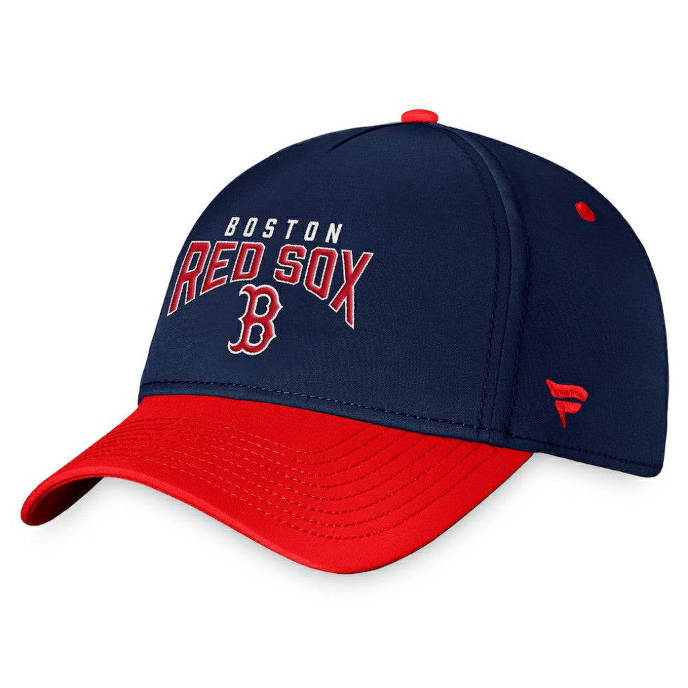 Boston Red Sox Stacked Logo Flex Hat Navy/Red