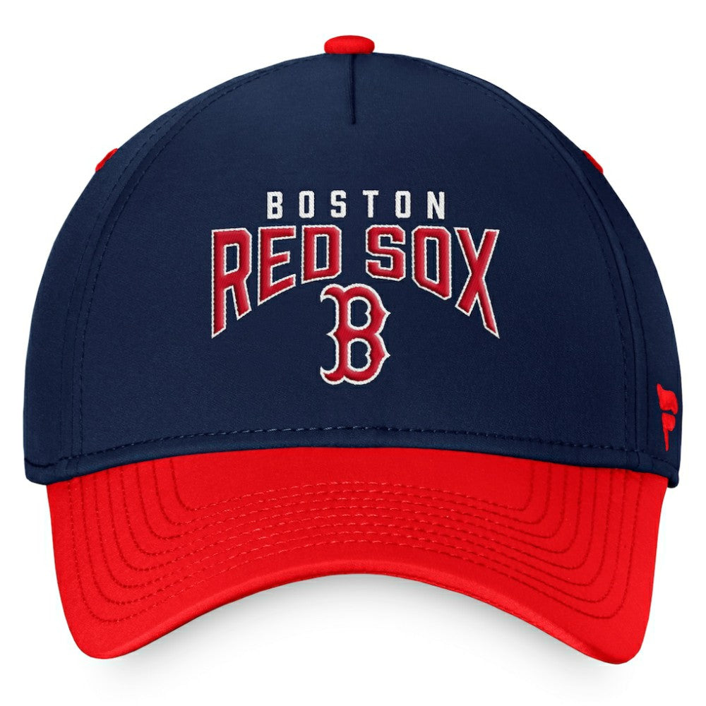 Boston Red Sox Stacked Logo Flex Hat Navy/Red