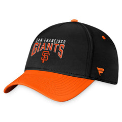 San Francisco Giants Stacked Logo Flex Hat Black/Orange