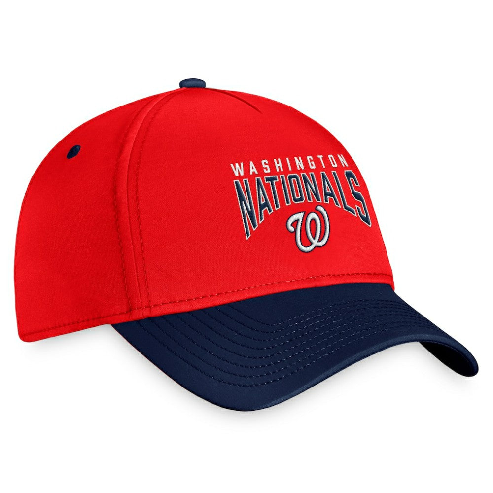 Washington Nationals Stacked Logo Flex Hat Red/Navy