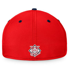 Washington Nationals Stacked Logo Flex Hat Red/Navy