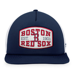 Boston Red Sox Foam Front Patch Trucker Snapback Hat Navy