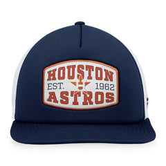 Houston Astros Foam Front Patch Trucker Snapback Hat Navy