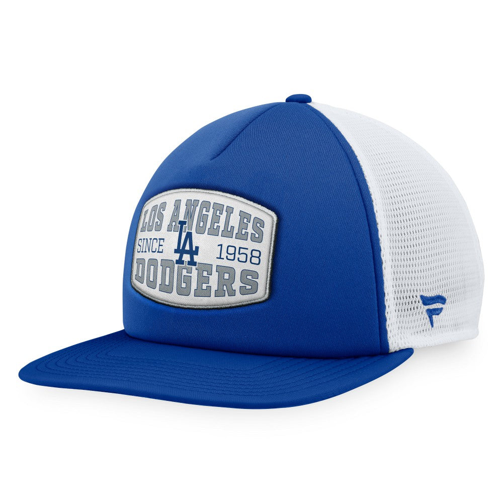 Los Angeles Dodgers Foam Front Patch Trucker Snapback Hat Royal