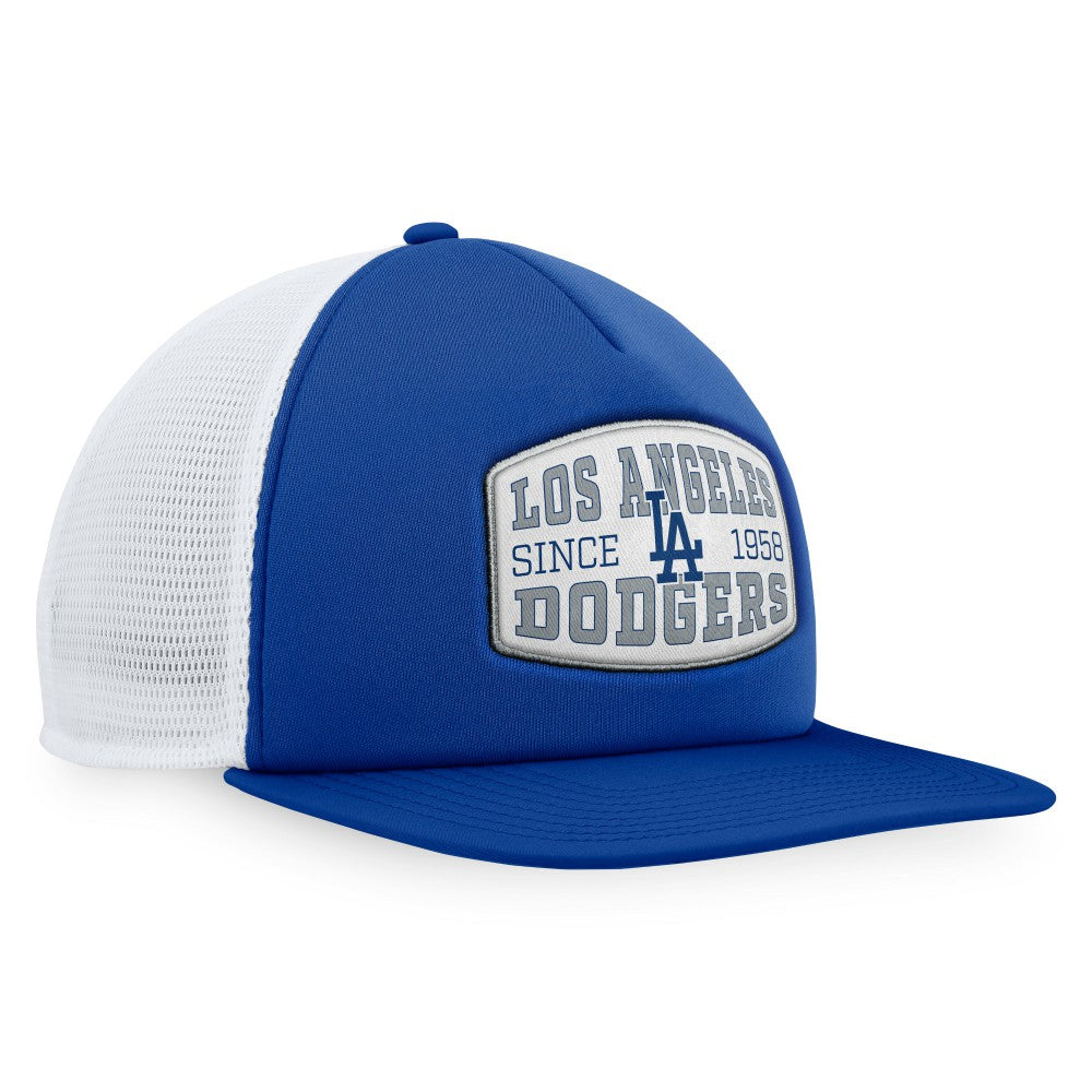 Los Angeles Dodgers Foam Front Patch Trucker Snapback Hat Royal
