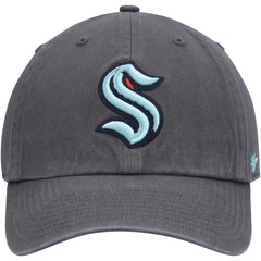 Seattle Kraken '47 Clean Up Adjustable Hat - Charcoal Hats