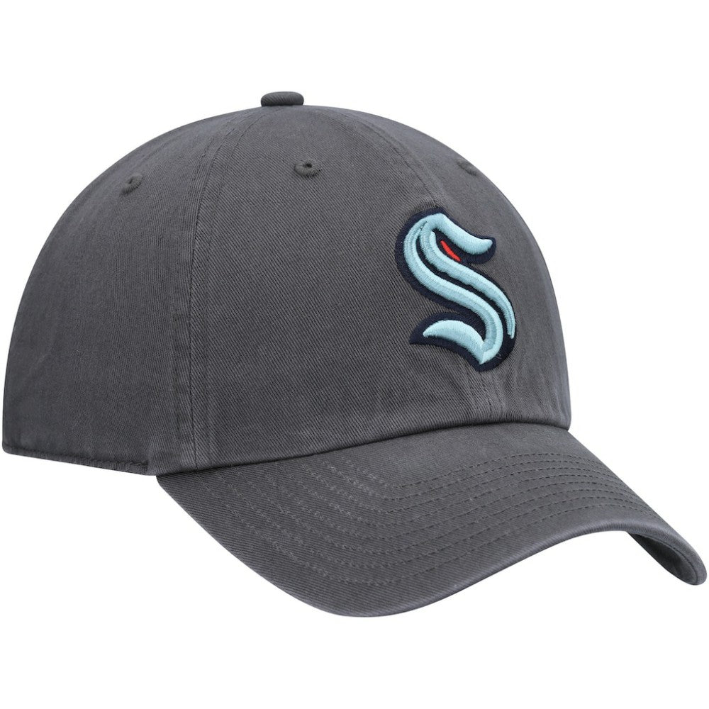 Seattle Kraken '47 Clean Up Adjustable Hat - Charcoal Hats