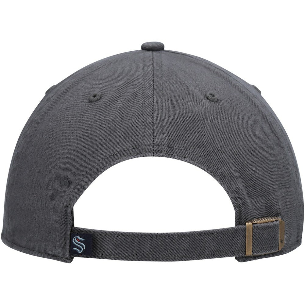 Seattle Kraken '47 Clean Up Adjustable Hat - Charcoal Hats
