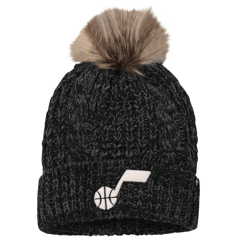 Utah Jazz '47 Women's Meeko Cuffed Knit Hat with Pom - Black outlet