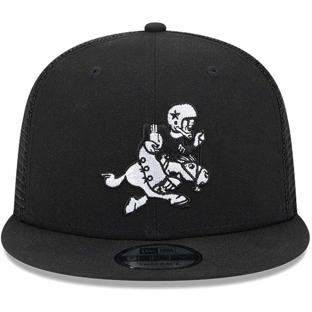 Dallas Cowboys New Era Retro Joe Main Trucker 9FIFTY Snapback Hat - Black online