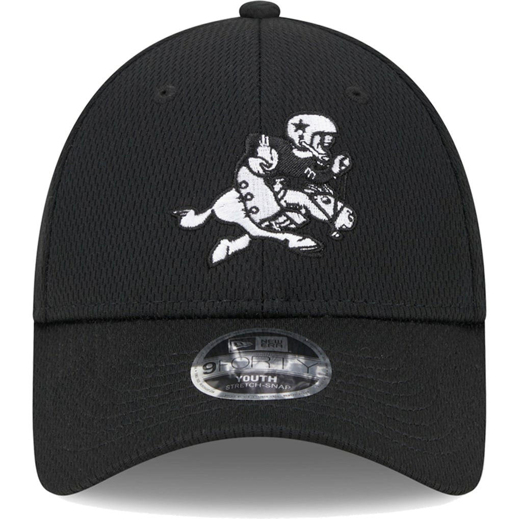 Dallas Cowboys New Era Youth Retro Joe Main B-Dub 9FORTY Adjustable Hat - Black cheap