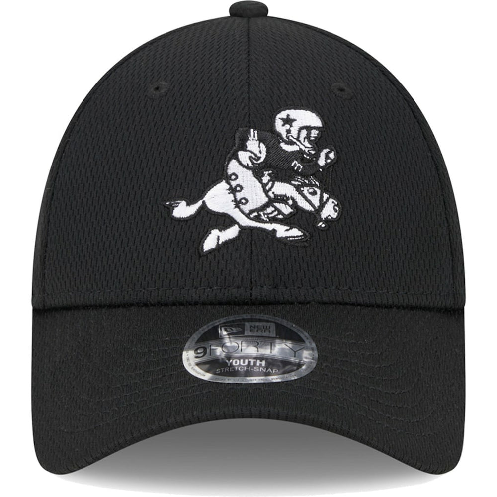 Dallas Cowboys New Era Youth Retro Joe Main B-Dub 9FORTY Adjustable Hat - Black cheap