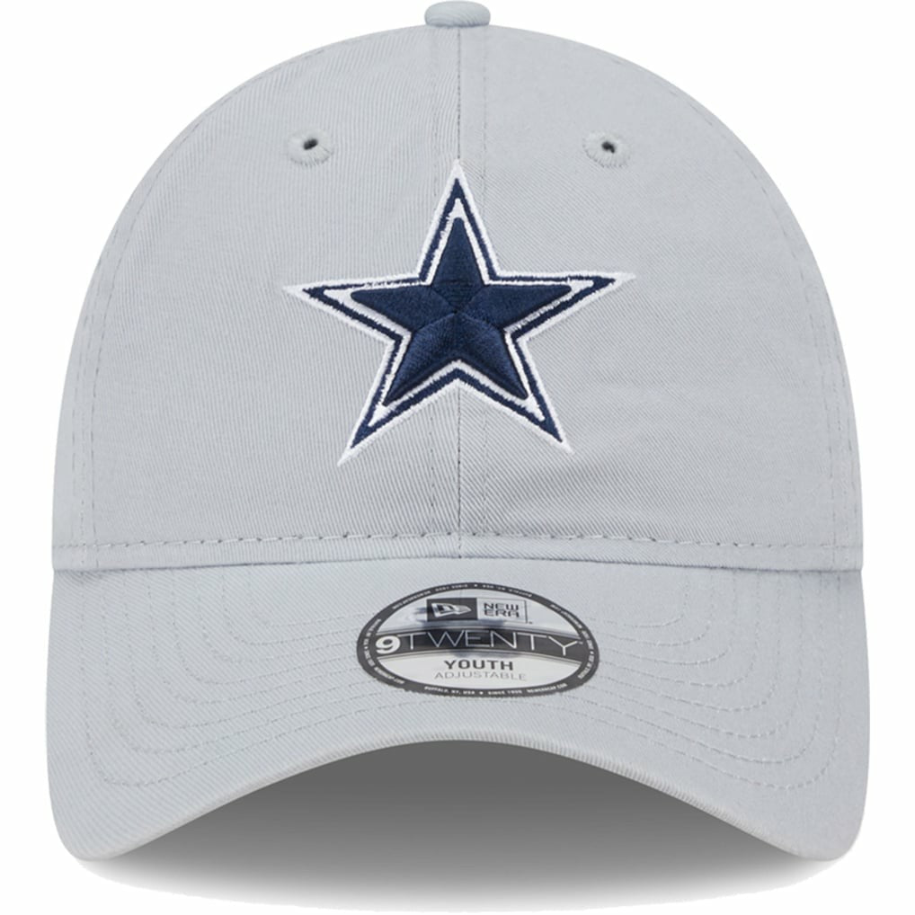 Dallas Cowboys New Era Youth Main Core Classic 2.0 9TWENTY Adjustable Hat - Gray for sale