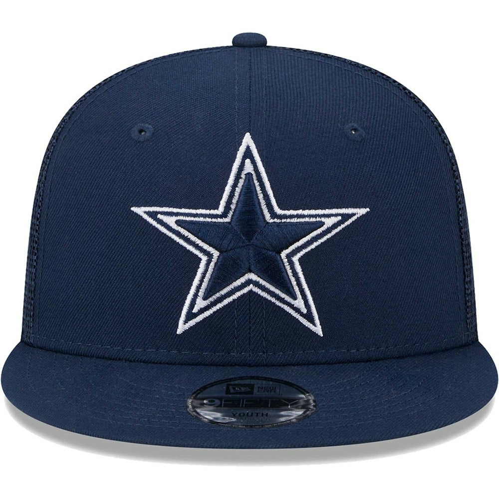 Dallas Cowboys New Era Youth Main Trucker 9FIFTY Snapback Hat - Navy on sale