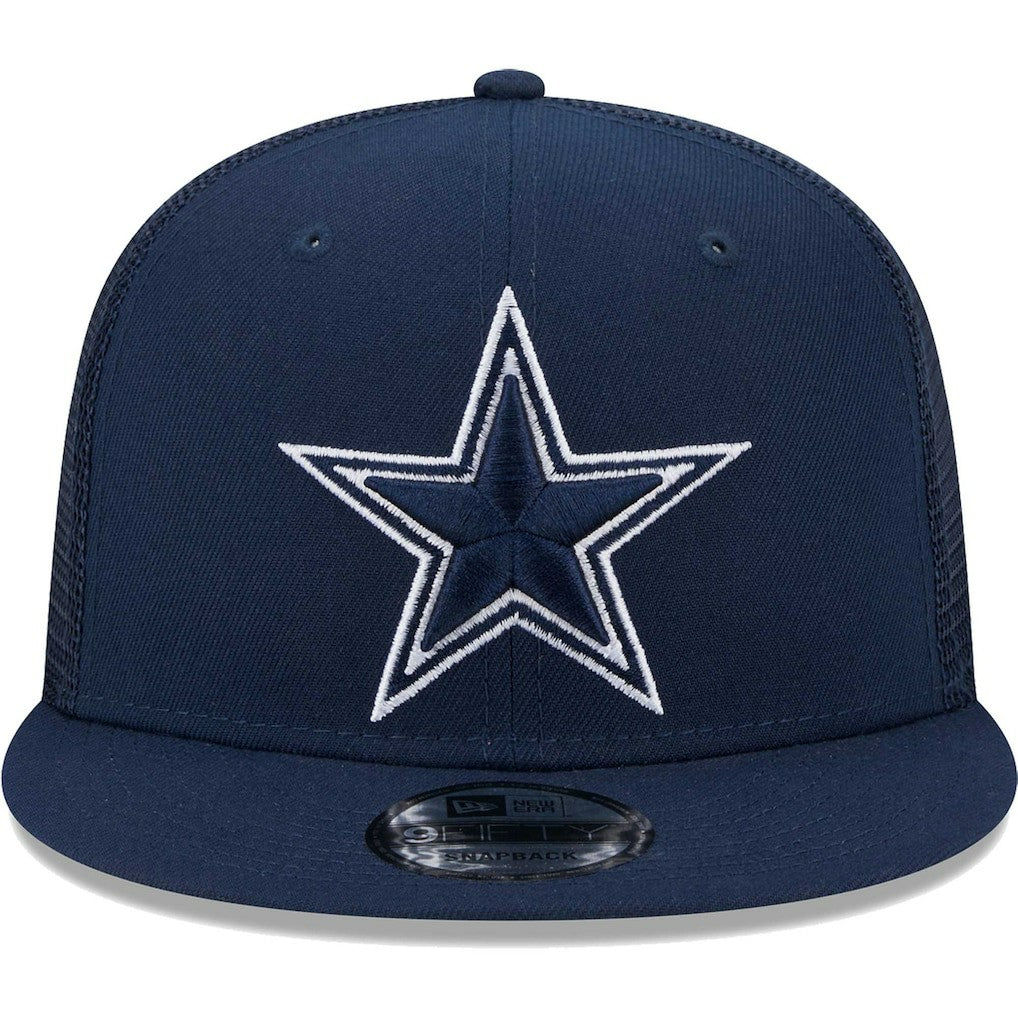 Dallas Cowboys New Era Main Trucker 9FIFTY Snapback Hat - Navy for sale