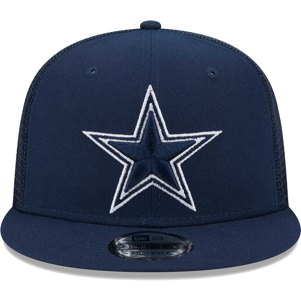 Dallas Cowboys New Era Main Trucker 9FIFTY Snapback Hat - Navy for sale