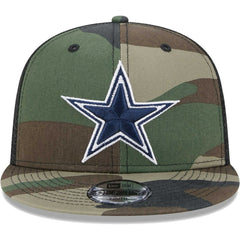 Dallas Cowboys New Era Youth Main Trucker 9FIFTY Snapback Hat - Camo discount