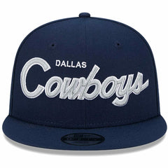 Dallas Cowboys New Era Youth Main Script 9FIFTY Snapback Hat - Navy outlet