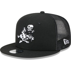 Dallas Cowboys New Era Youth Retro Joe Main B-Dub 9FIFTY Trucker Adjustable Hat - Black discount