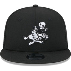 Dallas Cowboys New Era Youth Retro Joe Main B-Dub 9FIFTY Trucker Adjustable Hat - Black discount