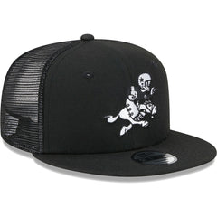 Dallas Cowboys New Era Youth Retro Joe Main B-Dub 9FIFTY Trucker Adjustable Hat - Black discount
