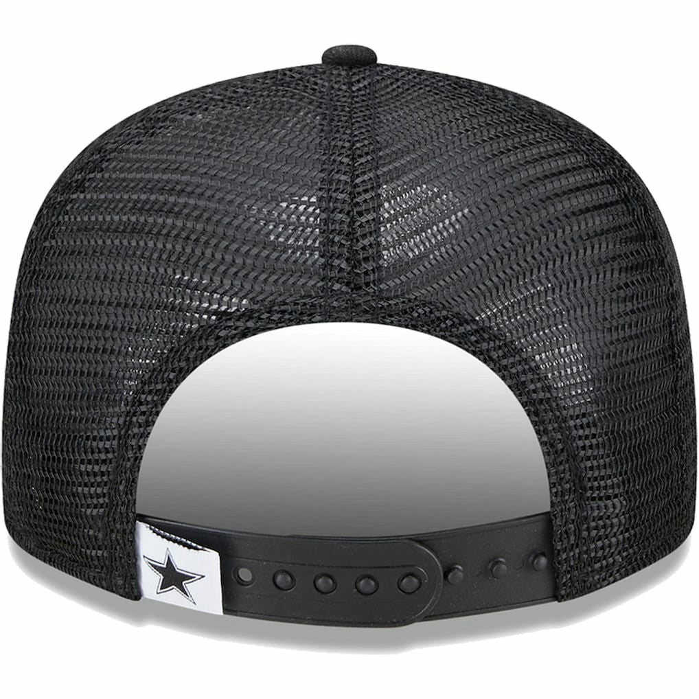 Dallas Cowboys New Era Youth Main B-Dub 9FIFTY Trucker Adjustable Hat - Black cheap