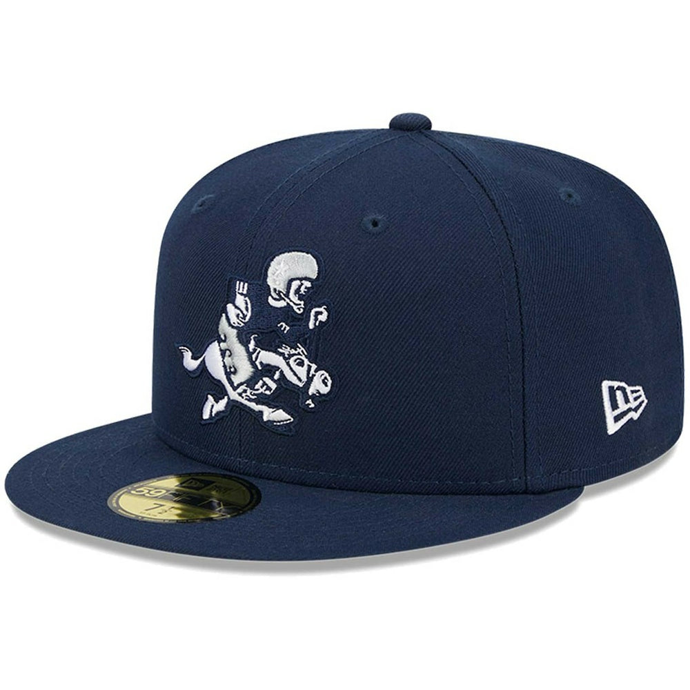 Dallas Cowboys New Era Retro Joe Main 59FIFTY Fitted Hat - Navy for sale
