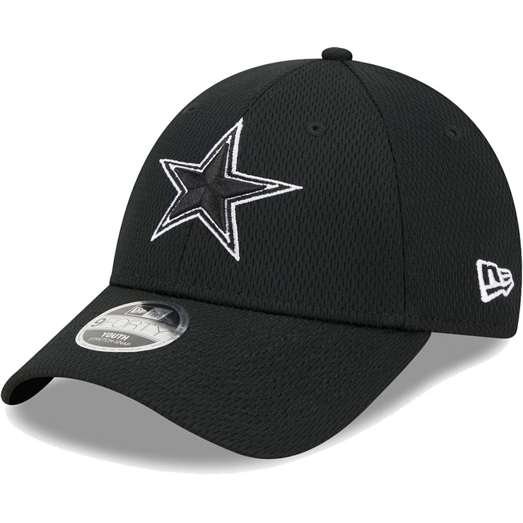 Dallas Cowboys New Era Youth Main B-Dub 9FORTY Adjustable Hat - Black discount