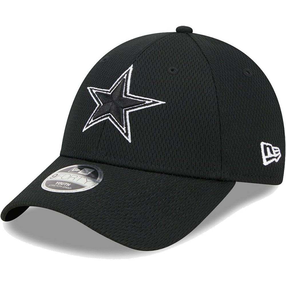 Dallas Cowboys New Era Youth Main B-Dub 9FORTY Adjustable Hat - Black discount