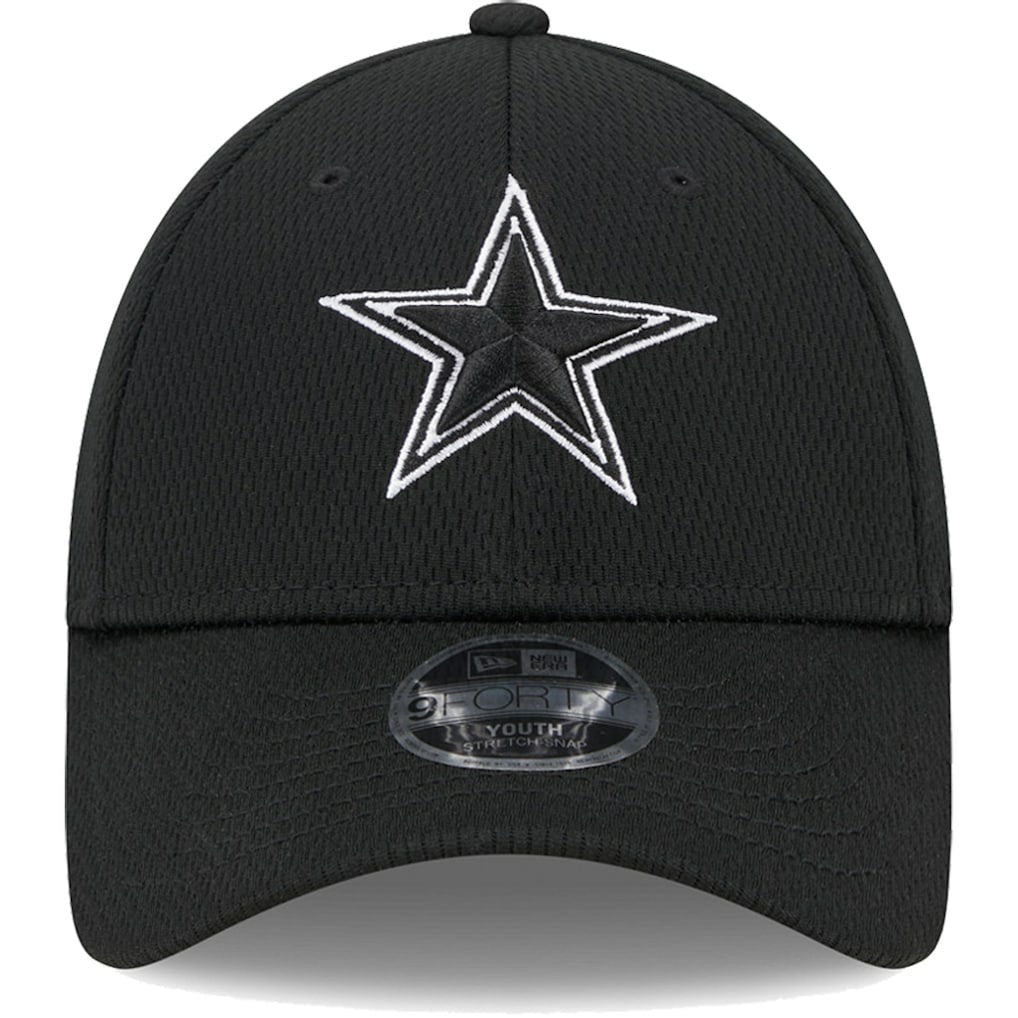 Dallas Cowboys New Era Youth Main B-Dub 9FORTY Adjustable Hat - Black discount