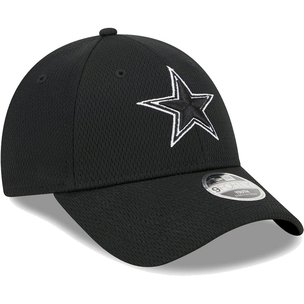 Dallas Cowboys New Era Youth Main B-Dub 9FORTY Adjustable Hat - Black discount