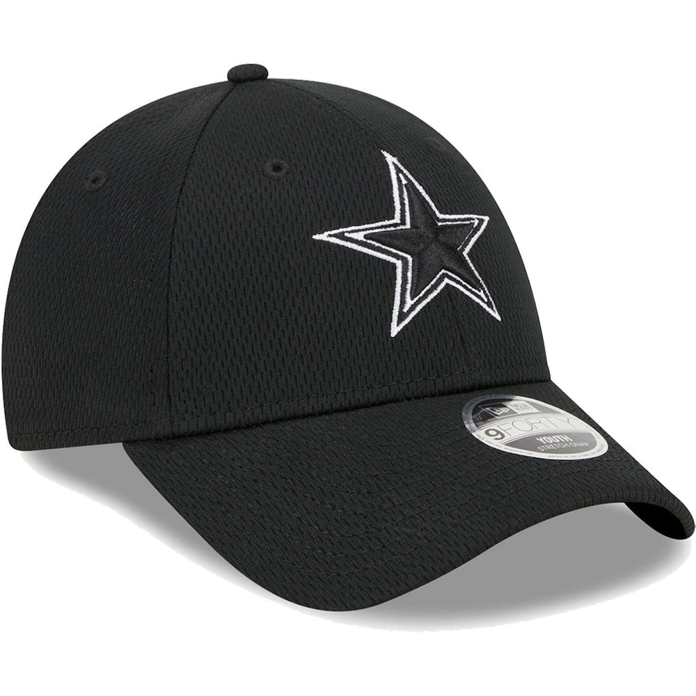 Dallas Cowboys New Era Youth Main B-Dub 9FORTY Adjustable Hat - Black discount
